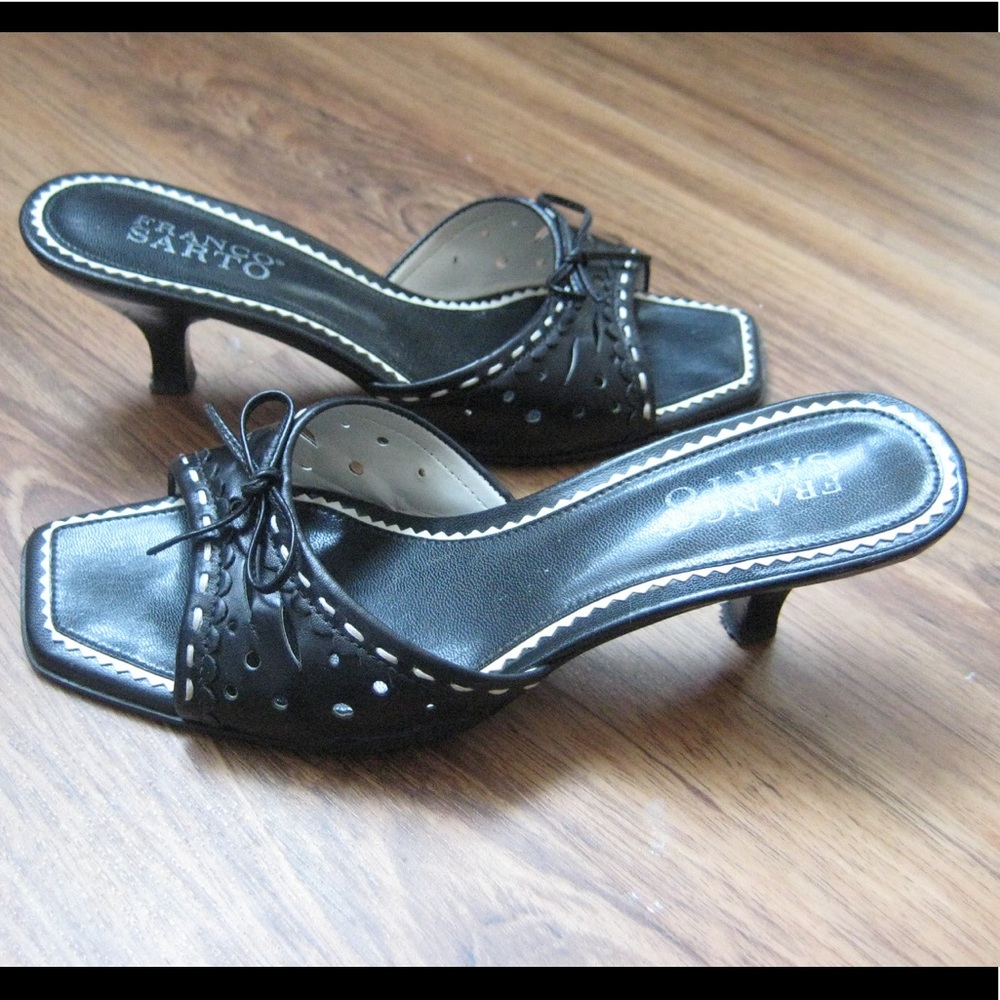 Franco Sarto Open-Toe Leather Sandals (7.5M)